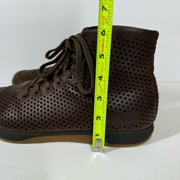Nobull Brown Leather Perforated Athletic Shoes Trainer Ankle Boots Sneakers 10.5 - Picture 12 of 12